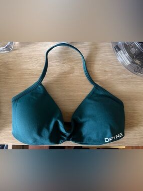 DFYNE Teal Halter Sports Bra - Padded NWOT